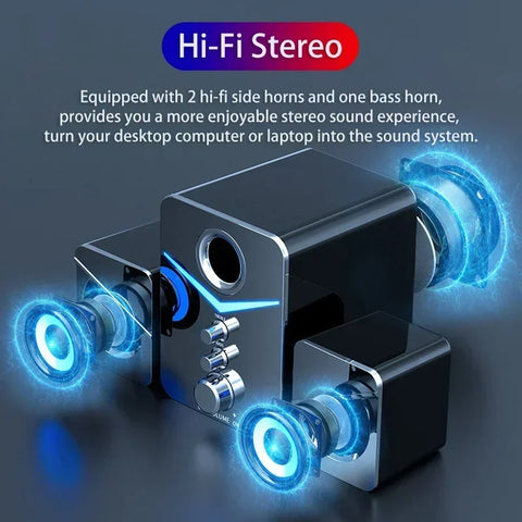 PC Bas Smart Subwoofer Bluetooth- högtalare