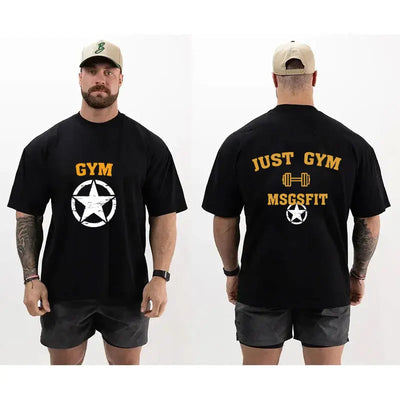 Joggers T-shirt: CBUM bomullströja för gym