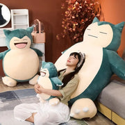 Enorm 30/200 cm Snorlax plyschleksak - Kawaii Pokémon kudde för barn